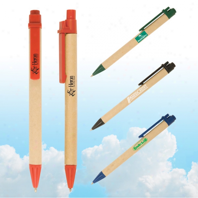 Eco-green Paper Barrel Pen