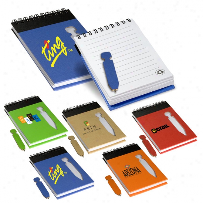 Eco Jotter With Die-cut Write