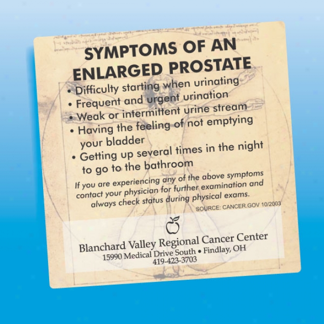 Enlarged Prostate - Health And Safety Magnet