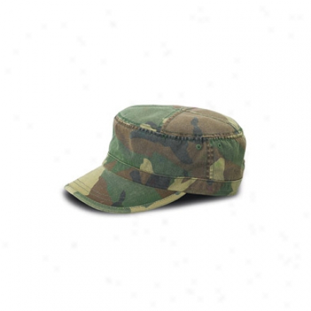 Enzyme Washed Army Cap