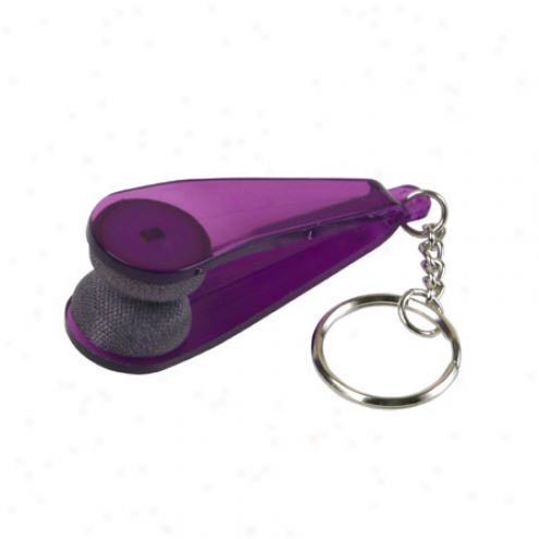 Eyeglass Cleaner Key Chain