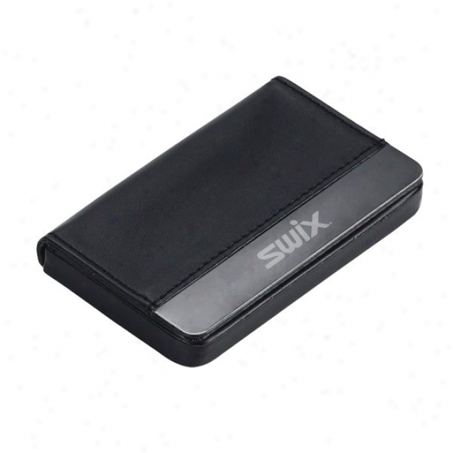 Faux Leather Cover Business Card Case