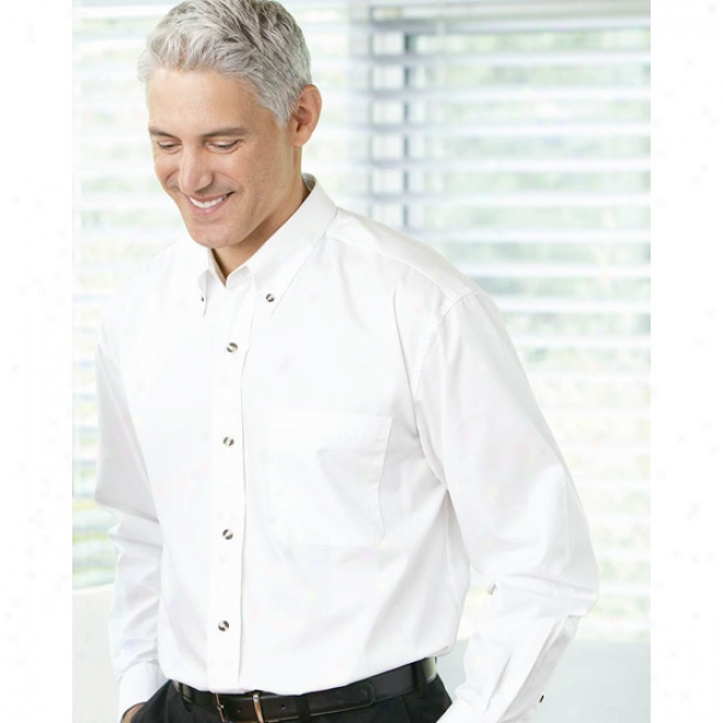 Featherlite Long Sleeve Stain Resistant Twill Shirt