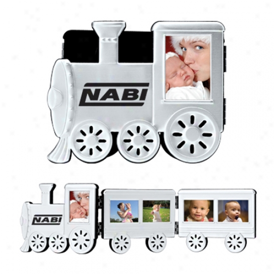 Foldable Aluminum Train Photo Frame