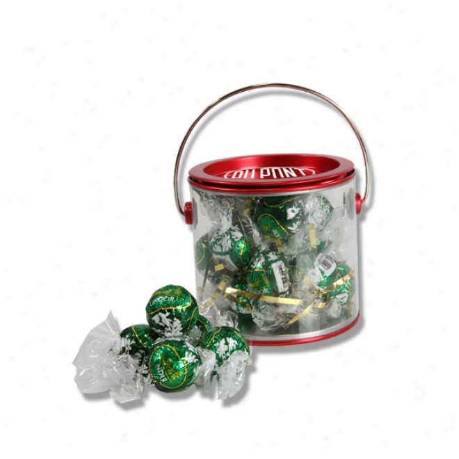 Gift Pails With Mint Lindor Truffles