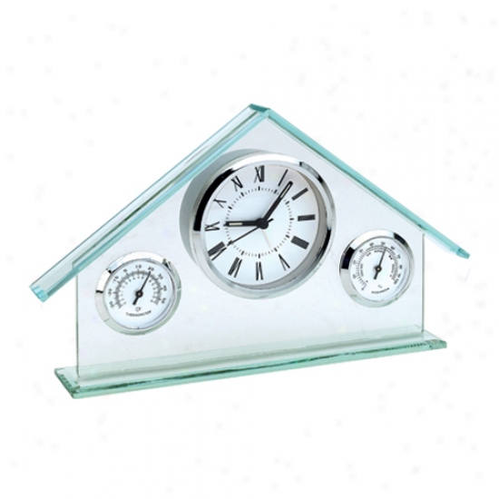 Glass House Weather Station Clock