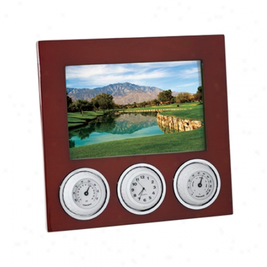 Golf Photo Frame With Weather Station