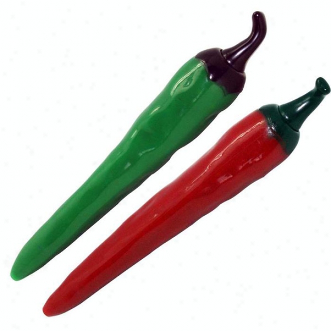 Green Jalapeo & Red Chili Pepper Pen