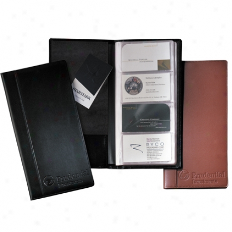 Greenwich Businwss Card File-large (cowhide)