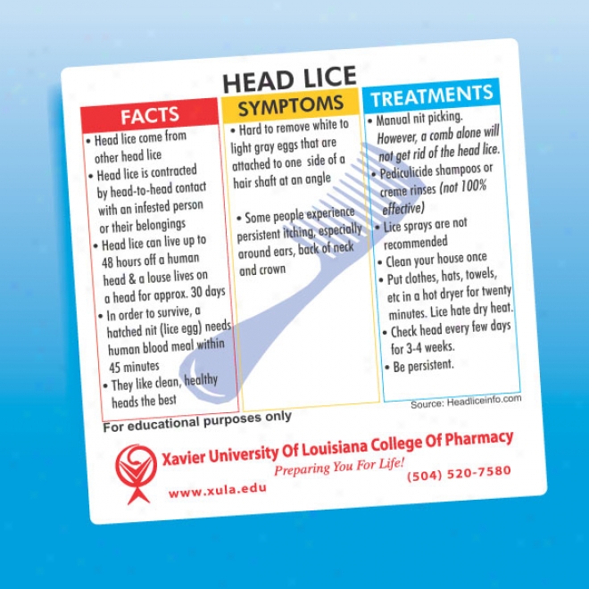 Head Lice - Health And Safefy Magnet