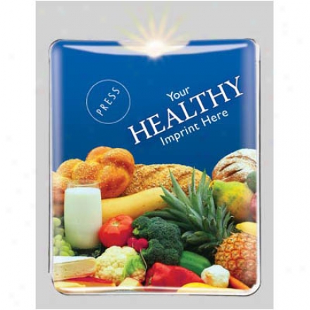 Health Food - Economic Key Ring Light With A Background Design, Led Bulb, And A Lithium Battery
