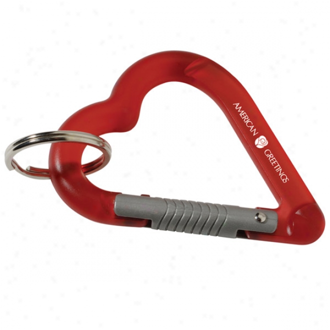 Heart Carabiner Keyholder