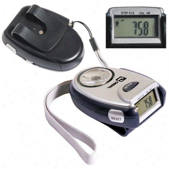 Heary - Rate "pulse" Pedometer With Wrist Strap