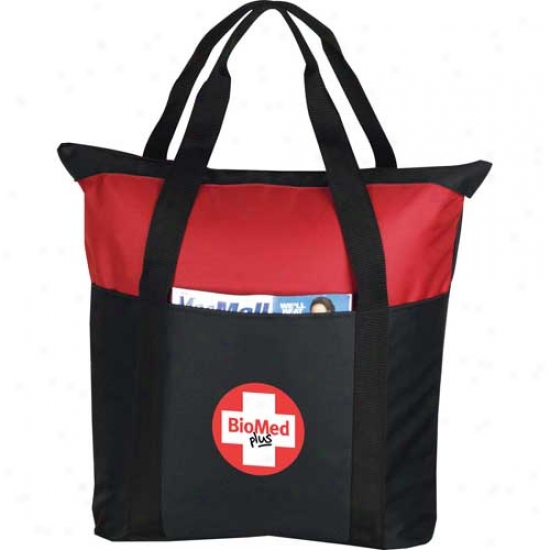 Heavy Dutyy  Zippered Tote Bag