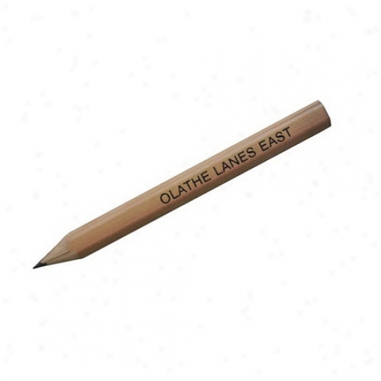 Hex Natural Finish Golf Pencils