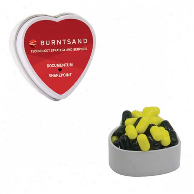 High Quality Heart Shaped Tin With Mini Chocolate Littles