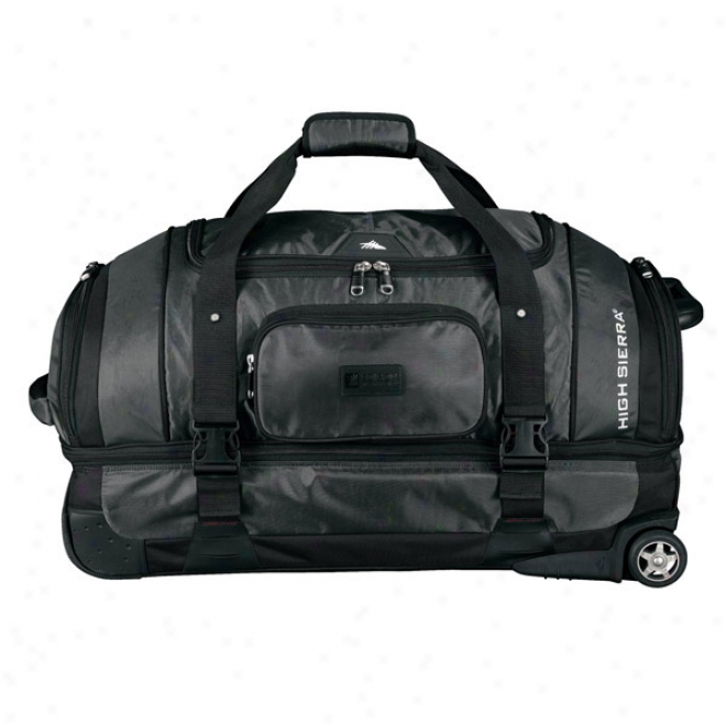 High Sierra Exec Spory Wh Duffel W/ Drop Bott