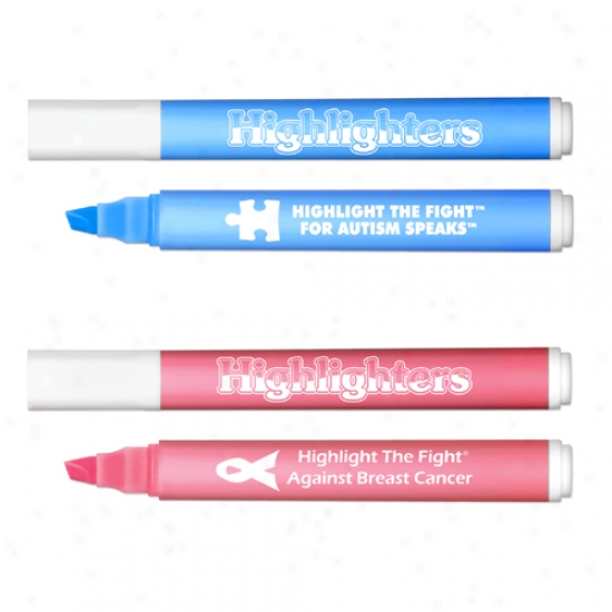 Highlight The Fight - Pink, BreastC ancer Awareness Highlighters