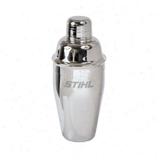 Extremely Polished 18/8 Stainless Steel Martini Shaker Includes Strainer Lid And Cap