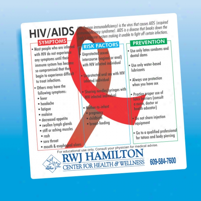 Hiv Aids - Health And Safety Magnet