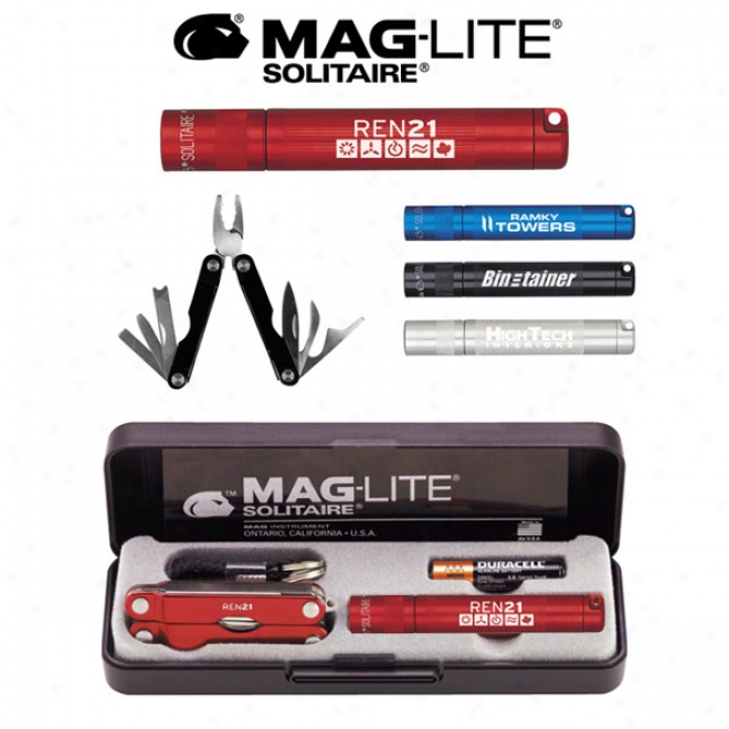 K3a Mag-lite Solitaire & Multi-function Tool Combo