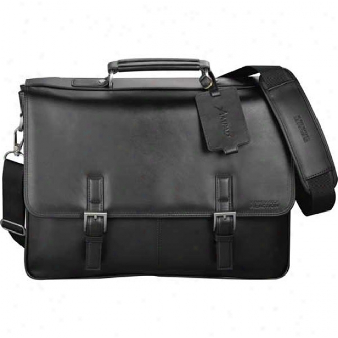 Kenneth Cole Manhattan Leather Compu-messenger