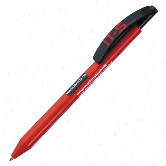 Klio Eterna Tech - Pen By the side of Solid Color, Presserl Clip, Barrel And Top