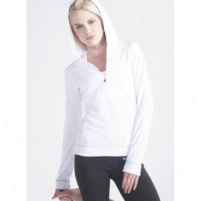 Ladies Half Zip Performance Hoodie