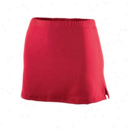 Ladies Poly Spandex Team Skort