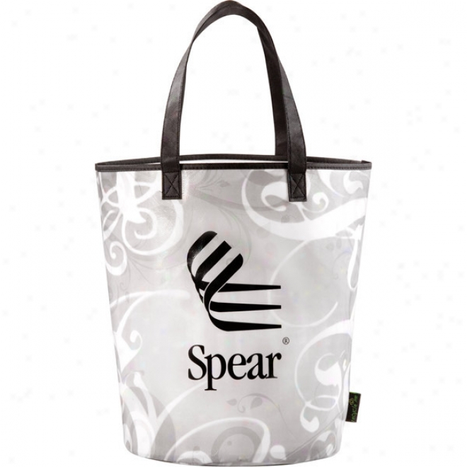 Laminated Basket Swirl Tote