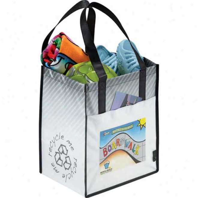 Laminated Nonwoven-front Pocket Tote