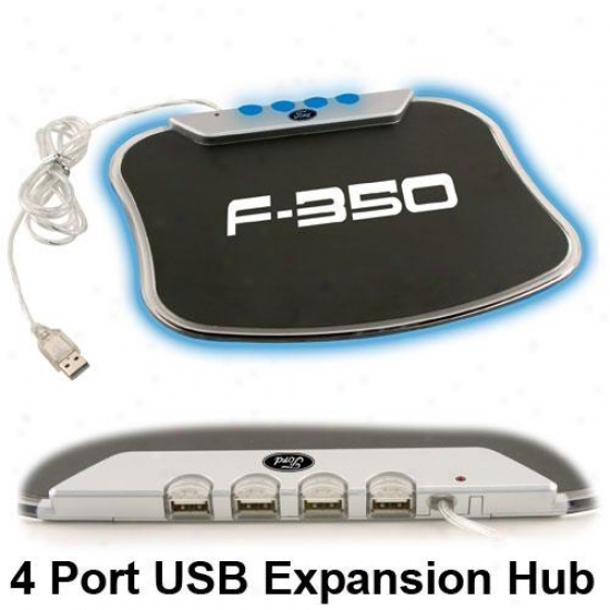 Led Mouse Pad 4-port Expansion Hub