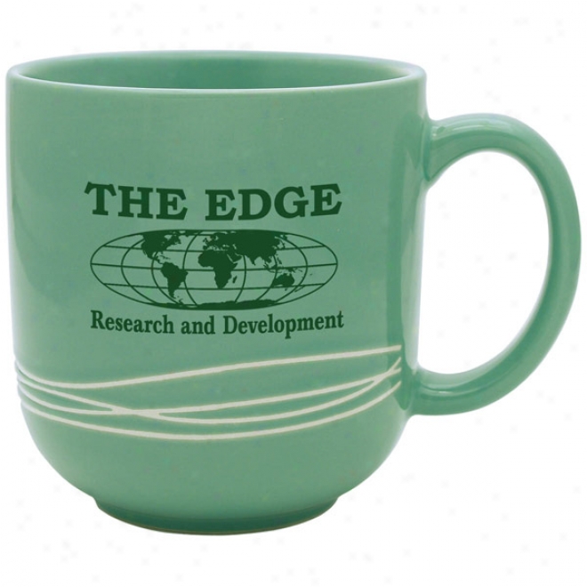 Linear Assemblage - 17 Oz Green Mug