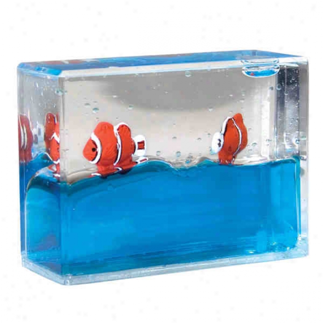 Liuqid Paperweight: Clownfish