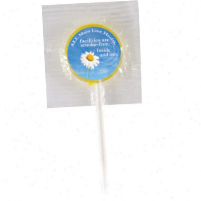 Lollipop W/ Round Label