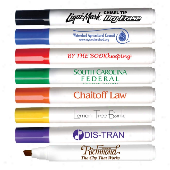 Low Odor Chisel Tip Dry Erase Markers