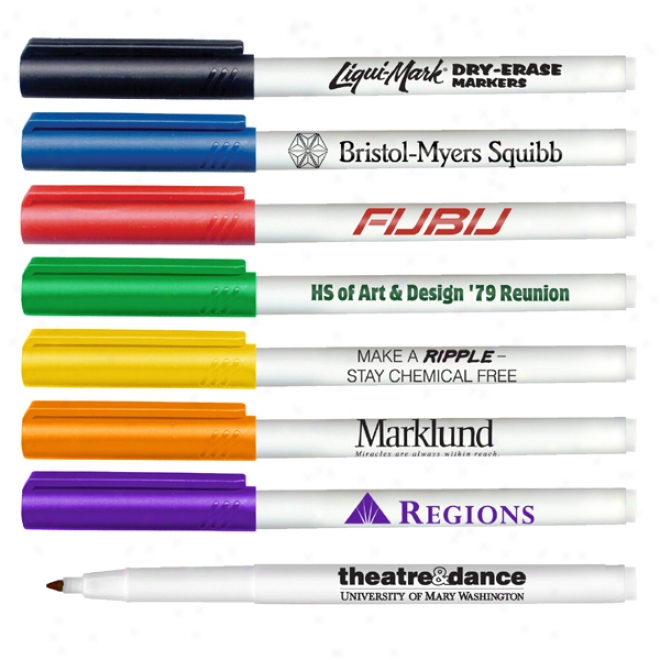 Low Odor Fine Point Dry Erase Markers