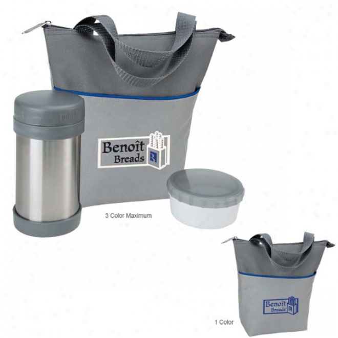 Lunch Bag Set With Storage Containers