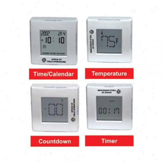 Sorcery 4-function Talking Clock With Electronic Thermometer And Calendar