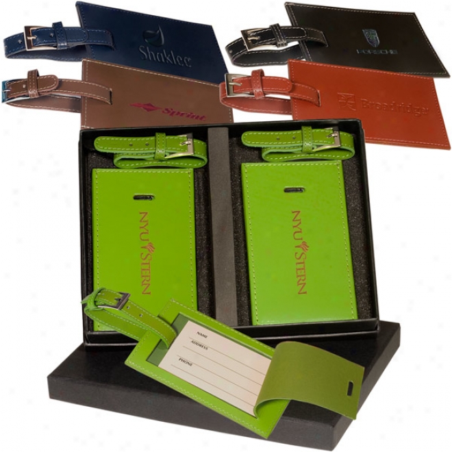 Marquis Two Luggage Tag Set