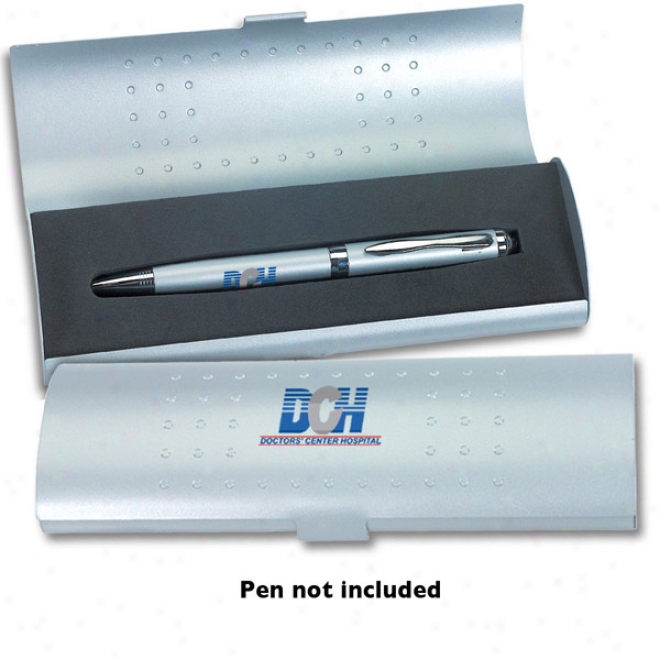 Metal Pen Box With Gift Sleeve Pkg