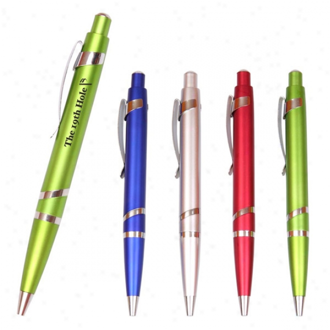 Metallic Ballpoint Click Pen