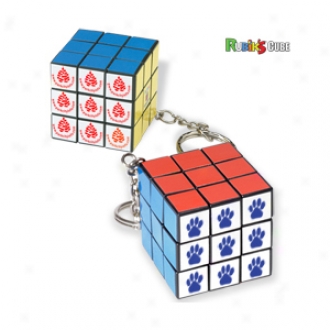 Micro Rubik's Cube Key Holder