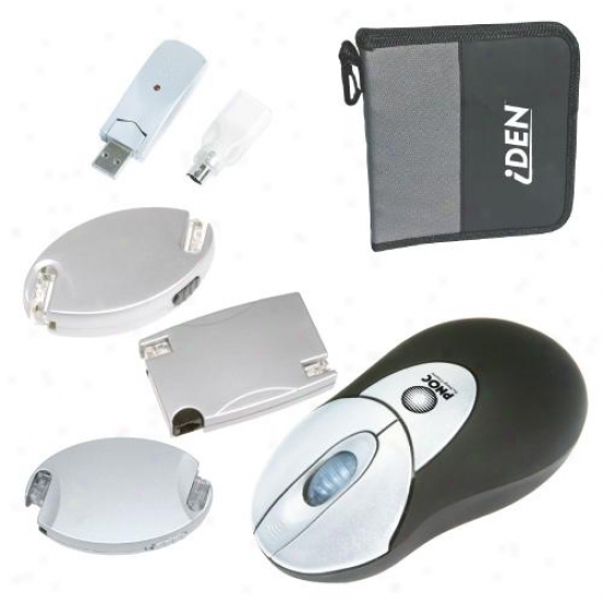 Mini Optical Wireless Mouse Gift Concrete With Modem Cord