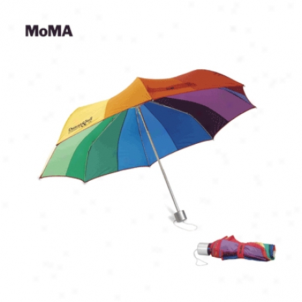 Moma Color Spectrum Wheel Collapsible Umbrella