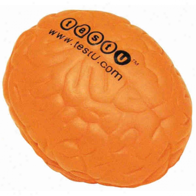 Neon Orange Brain Squeeezie