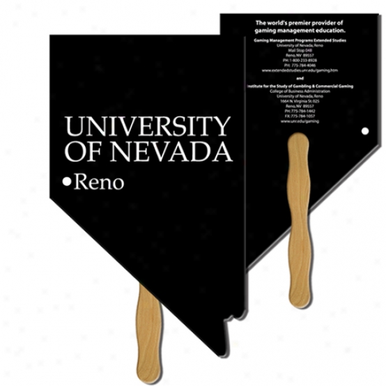 Nevada State - Digital Economy Fans With Double Sided Film Lamination