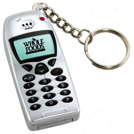 Nokia - Cell Phone Shape 10 Secind Memo Recorder Through  Key Ring