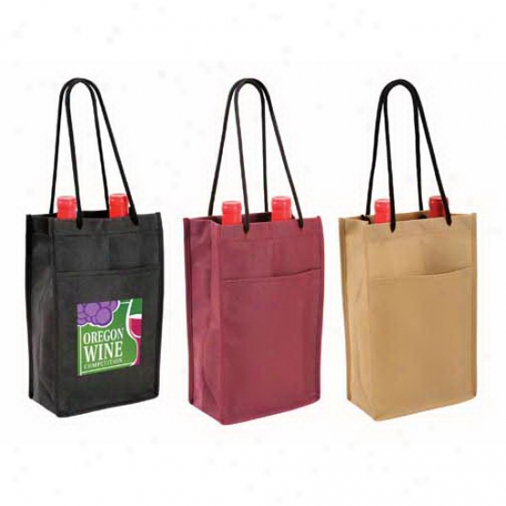 Non-woven Double Bottle Win3 Bag, Abounding Color Digital