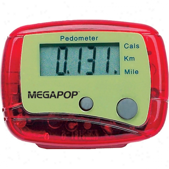 One Foot~ Pedometer With Clip On Back